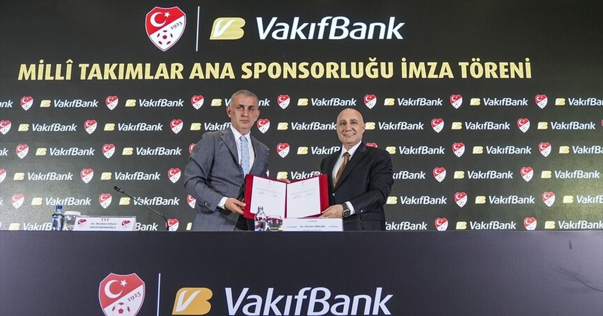 TFF ile VakıfBank arasında sponsorluk anlaşması