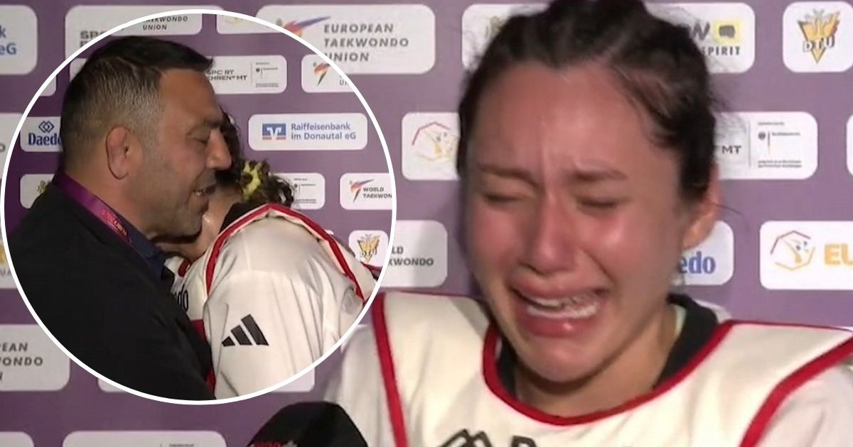 Milli sporcu Sude Yaren Uzunçavdar gözyaşlarına boğuldu