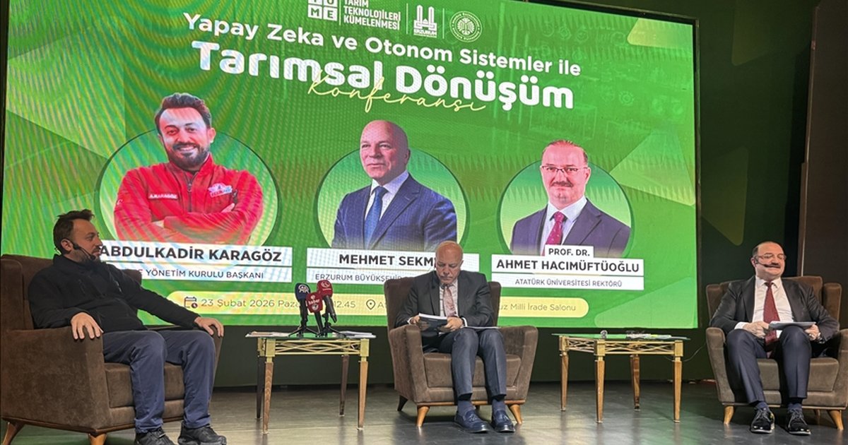 Erzurum'da tarım için yapay zeka konferansı