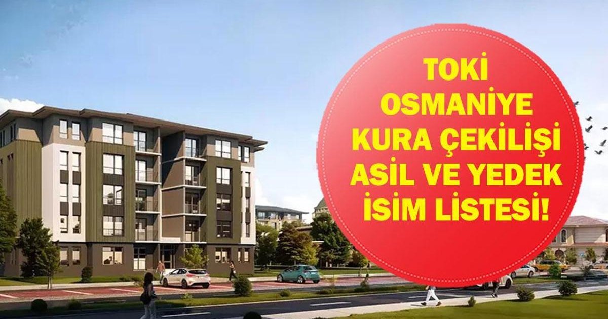 TOKİ Osmaniye Kura Çekimi Tarihi