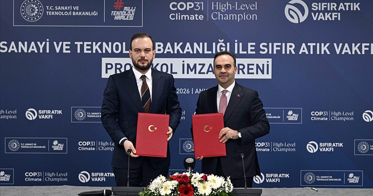 Sanayi ve Teknoloji Bakanlığı ile Sıfır Atık Vakfı işbirliği yapıyor