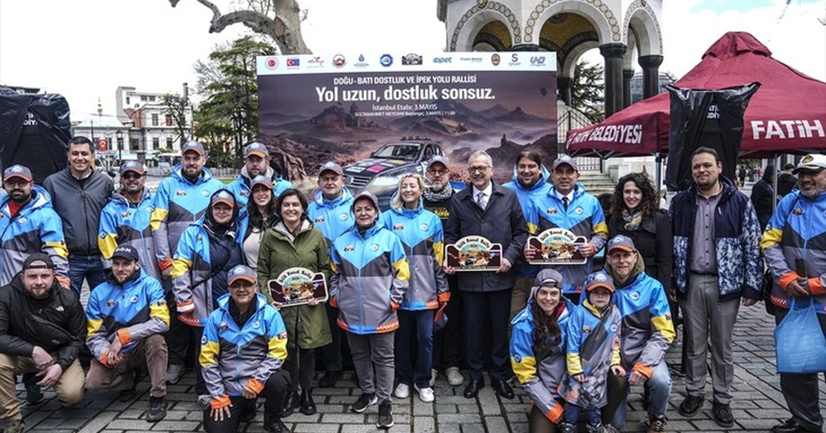 Doğu-Batı Dostluk ve İpek Yolu Rallisi Türkiye'de