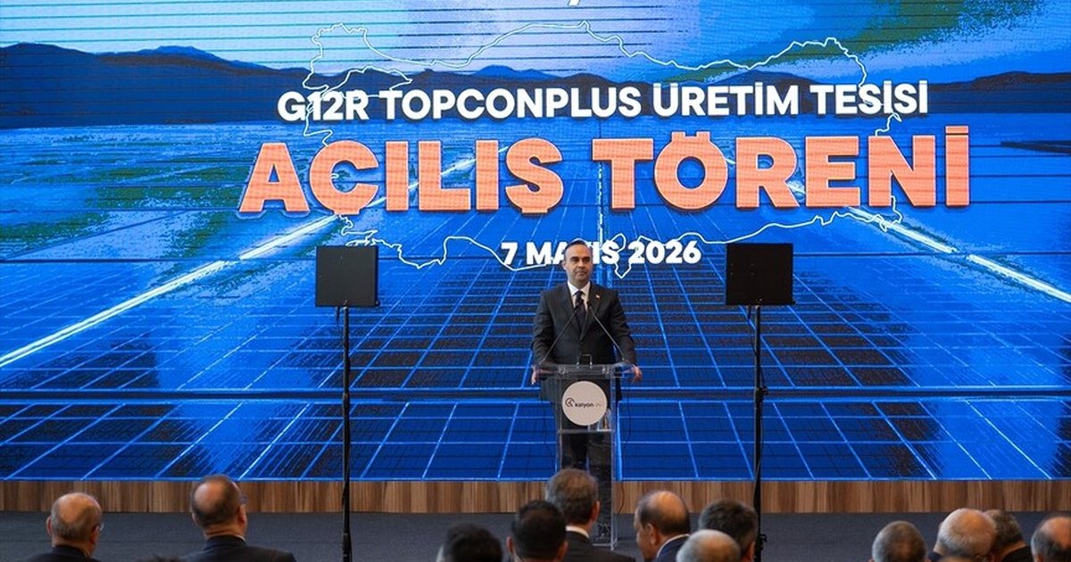 Bakan Kacır: Yeşil dönüşüm için yenilenebilir enerji hamlesi