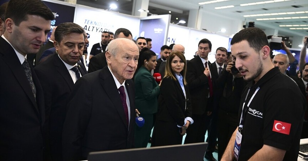 Bahçeli'den TEKNOCAK Teknoloji ve İnovasyon Festivali'ne ziyaret