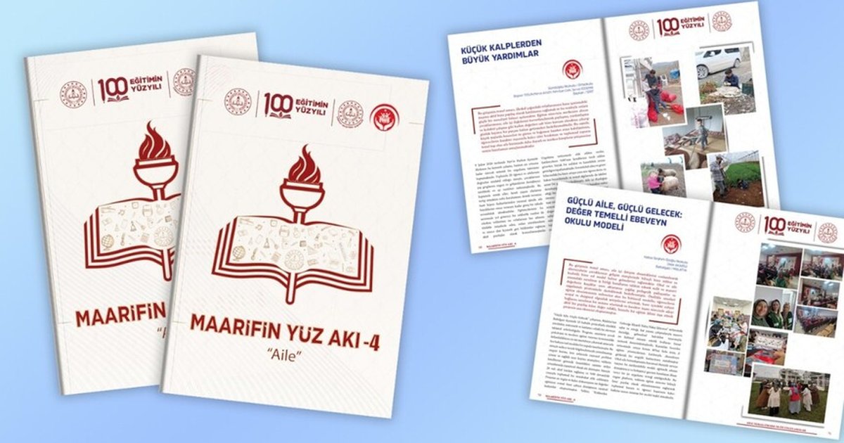 MEB'in Maarifin Yüz Akı dergisinde aile teması