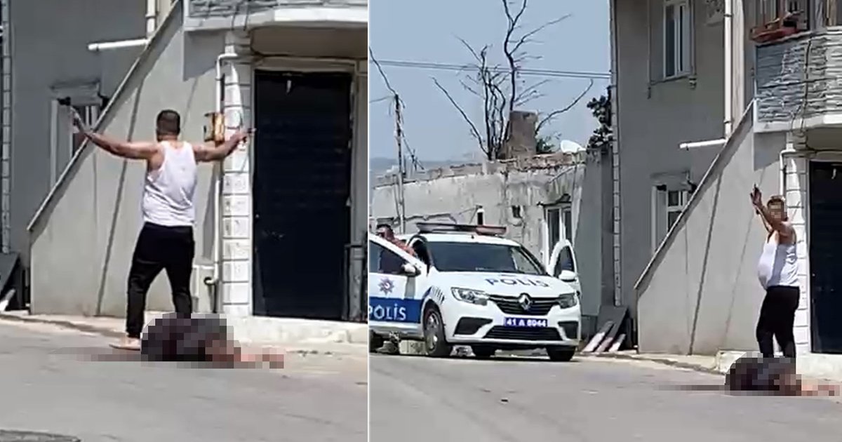 Kocaeli'de eşini sokak ortasında katleden zanlı tutuklandı