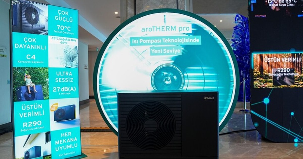 Vaillant yeni ısı pompası aroTHERM pro'yu Türkiye'de tanıttı