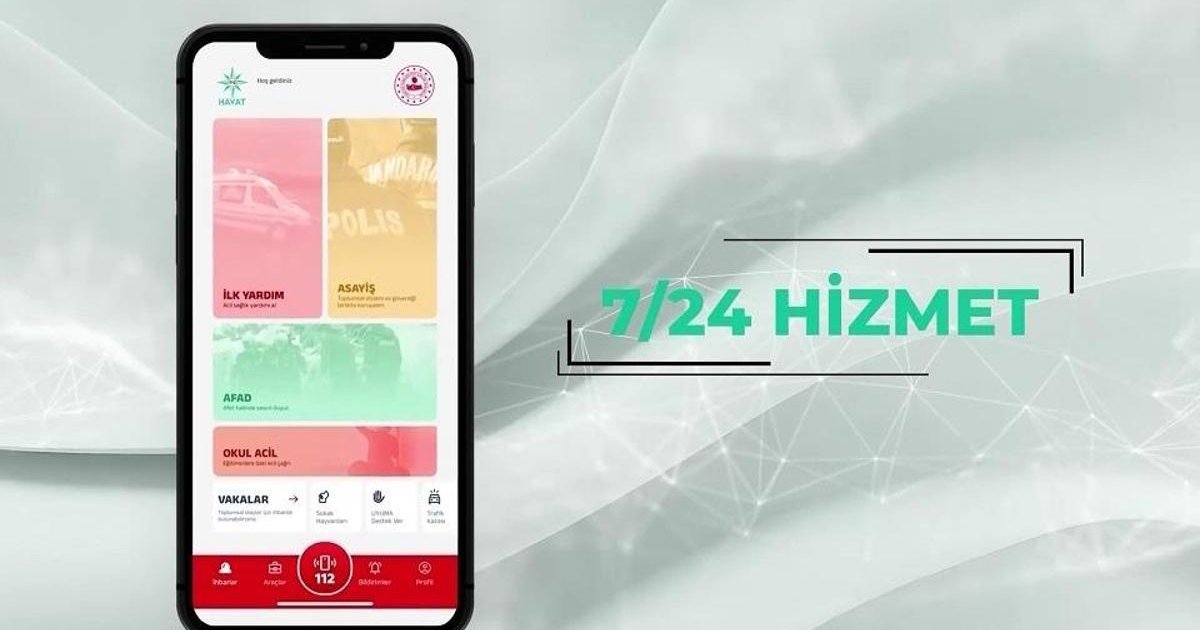 Hayat 112 Uygulaması 1 Ayda 12 Milyon İşlem Gerçekleştirdi