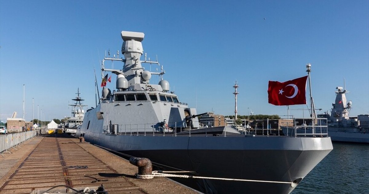 TCG Burgazada Belçika'da ziyaretçilere açılacak